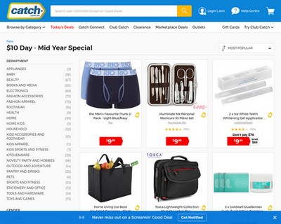 $10 Day Mid-Year Special! Deals starting from $2! | Catch.com.au - Catch