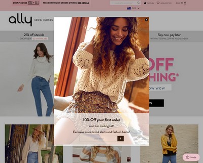 25% Off Everything at Ally Fashion - Ally Fashion