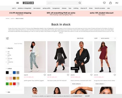 Back in Stock Missguided Delights - Missguided