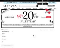 Extra 20% Off on Sale Items | Online Only | Sephora - Sephora
