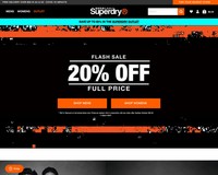 Flash Sale - 20% Full Price Items @ Superdry - Superdry