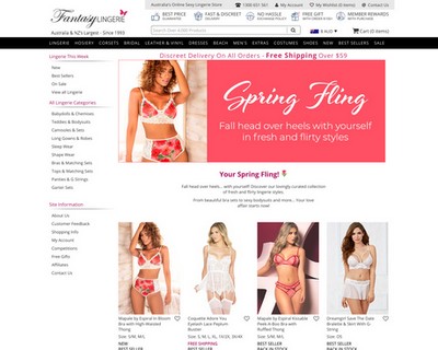 Just Landed SALE Up to 35% OFF at Fantasy Lingerie - Fantasy Lingerie