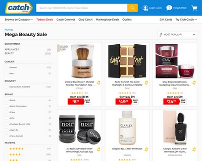 Mega Beauty Sale - Up To 70% OFF | Catch.com.au - Catch