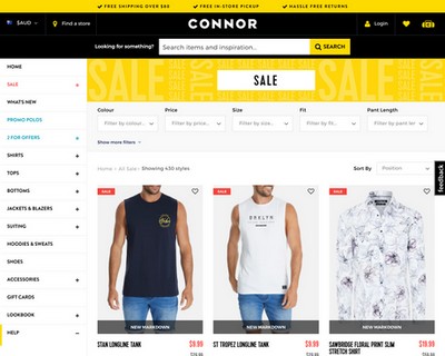 New Mark from $29.99 to $9.99 at Connor Clothing - Connor