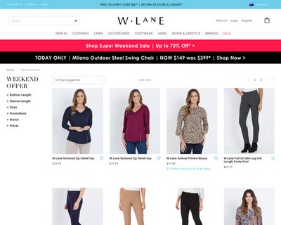 Online Exclusive SALE 3 for $50 only now at W.Lane - W Lane