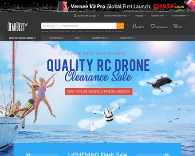 RC Quadcopter and Drones Clearance Sale Up to 56% OFF @gearbest.com - GearBest.com