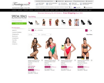 Special Deals Up to 70% OFF |  Fantasy Lingerie - Fantasy Lingerie