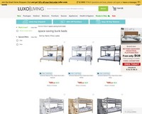 Triple and Twin Bunk Beds With Storage - SAVE $100 - 7 Days Only - Luxo Living