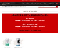 Tuesday Happy Hour - BALTER & JETTY ROAD ON SALE! - Craft Cartel Liquor
