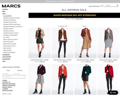 Winter Clearance SALE 50% OFF for Women at Marcs - Marcs