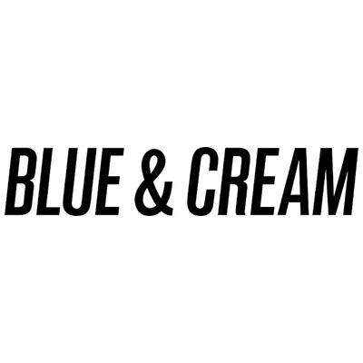 Blue and Cream logo